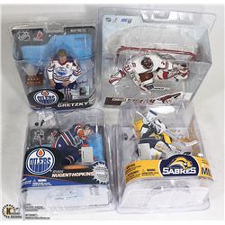 LOT OF FOUR MCFARLANE FIGURES INCLUDING GRETZKY