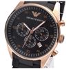 Image 6 : NEW ARMANI 43MM TRIPLE CHRONO BLACK DIAL MSRP $523