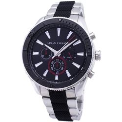 NEW ARMANI EXCHANGE 46MM 2-TONE TRIPLE CHRONO $345