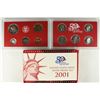 Image 2 : 2001 US SILVER PROOF SET (WITH BOX)