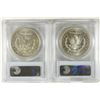 Image 2 : 2-PCGS SLABBED MORGAN SILVER DOLLARS 1881-S