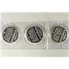 Image 2 : 3-1 TROY OZ .999 FINE SILVER PROOF ROUNDS