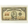 Image 1 : 1923 DOMINION OF CANADA 25 CENT FRACTIONAL NOTE