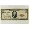 Image 1 : 1929 $10 US NATIONAL CURRENCY CHICAGO