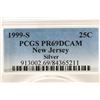 Image 3 : 1999-S SILVER NEW JERSEY QUARTER PCGS PR69 DCAM