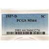 Image 3 : 1937-D BUFFALO NICKEL PCGS MS64