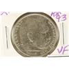 Image 1 : 1938-F GERMAN SILVER 2 MARK WITH SWASTIKA VF