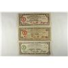Image 1 : 3 PIECES OF 1944 PHILIPPINES EMERGENCY CURRENCY