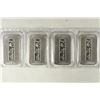 Image 2 : 4-1 TROY OZ .999 FINE SILVER PROOF INGOTS