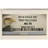 Image 3 : 2014 AMERICAN SILVER EAGLE NGC MS70 1ST RELEASES
