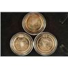 Image 2 : 3-1 3/4" BRONZE TOKENS 1839 FIRST USE OF