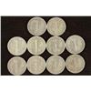 Image 2 : 10 ASSORTED 1940'S MERCURY DIMES