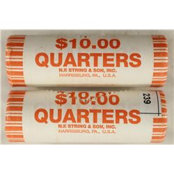 2-$10 ROLLS OF 2009-P GUAM QUARTERS BRILLIANT UNC