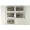 Image 2 : 5-1 TROY OZ .999 FINE SILVER PROOF INGOTS