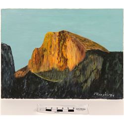 Half Dome Oil on Canvas (120925)