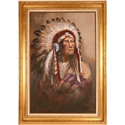 Chief Strong Wind Painting by Hanson  (120810)