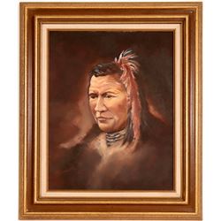 Portrait of Native American by Hanson (120816)