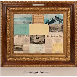 Donner Party Reproduction in Antique Frame  (122762)