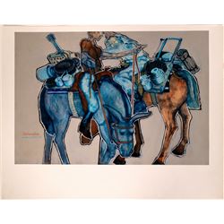William Forrest Martin High Quality Giclee Print of Original Painting "Panhandlers" (109946)