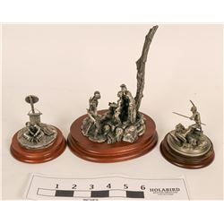 Pewter Native American Figurines by Chilmark (3)  (120643)