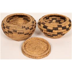 Two Tohono O'dham Baskets  (120834)