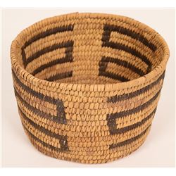 Vintage Cylindrical Tohono O'dham Basket (120835)