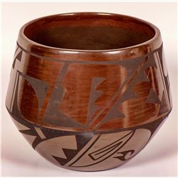 Carlos "Sunrise" Dunlap Brown-ware Pot (121004)