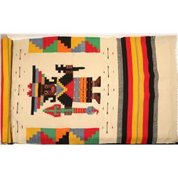 Large Mexican Blanket / " Medicine Man" (109599)