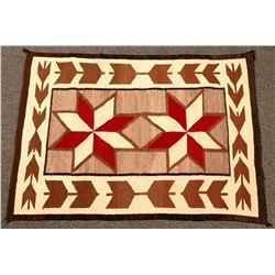 Navajo Rug, 8 Pointed Center Star Design (122301)