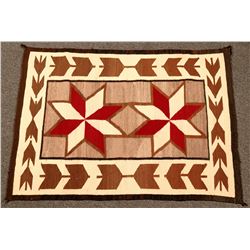 Navajo Rug, 8 Pointed Center Star Design  (122301)