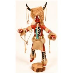 Brown Buffalo Dancer Kachina  (120971)