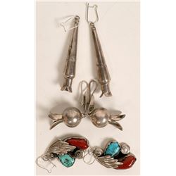 Navajo Earrings--3 Pair  (121189)