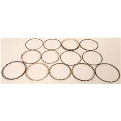 Navajo Silver Bangles (121185)