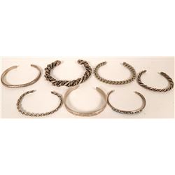 Navajo Silver Cuff Bracelets (121181)
