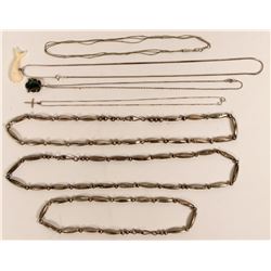 Seven Silver Necklaces (121200)