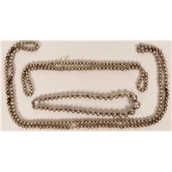 Silver Navajo Bead Necklaces (121187)