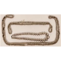 Silver Navajo Bead Necklaces  (121187)