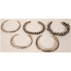 Silver Navajo Cuffs (5) (121183)