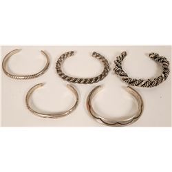 Silver Navajo Cuffs (5)  (121183)