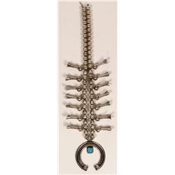 Sterling Silver Squash Blossom Necklace (120989)