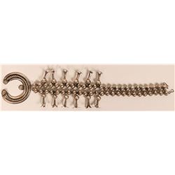Sterling Silver Squash Blossom Necklace (121029)
