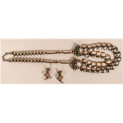 Unusual Navajo Silver Necklace (121020)