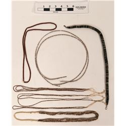 Several Natural Shell Vintage Heishi Necklaces (121010)