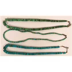 Three Vintage Heishi Necklaces (121102)