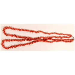 Two Strand Branch Coral Necklace (120995)