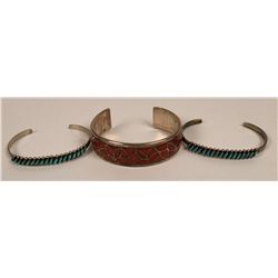 Three Cuffs from Zuni (121096)