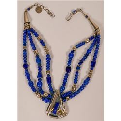 Christin Wolf Lapis Necklace (121999)