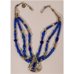 Christin Wolf Lapis Necklace  (121999)