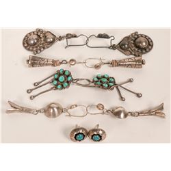 Group of Navajo and Zuni Earrings (121192)