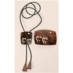 Kokopelli Bolo and Buckle Set (117019)